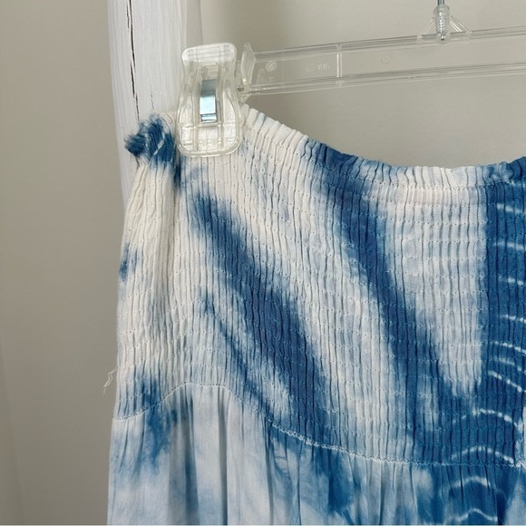 Raviya Blue Tie-Dye Ruffled Skirt/Dress Size Small - Picture 3 of 10